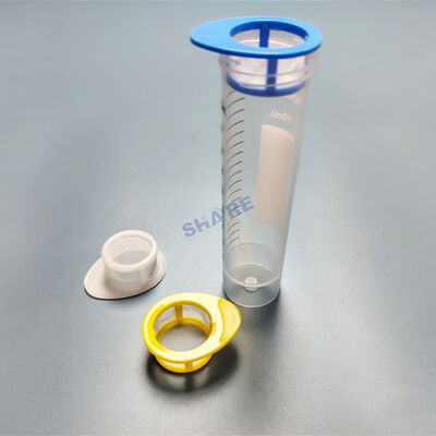 40 Micron Cell Strainer Blue Color for 50ml Flow Cytometry Tube Filter Cell Suspension Hydrophilic Processed