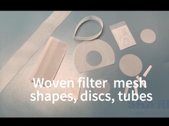 Nylon Polyester Filtre Ağı Kesilmiş Şekiller, Parçalar, Diskler