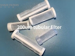 200 Mikron Kan Tubular Filtresi Boyutu OD13.4x32.4mm, OD16.9x40.4mm, 16.5x52.2mm