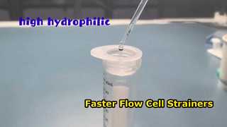 50ml Akış Sitometri Tüpü Filtre Hücresi Süspansiyonu için 40 70 100 Mikron Hücre Süzgeci